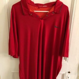 Tiger Woods Collection Red Golf Shirt